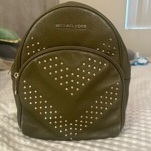 Michael Kors Green backpack